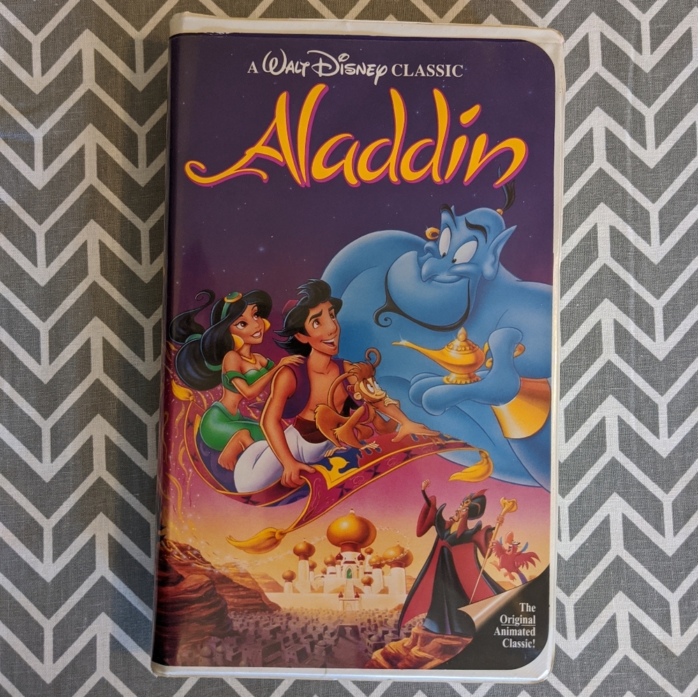Vintage Blk 💎 Disney VHS || Alladin